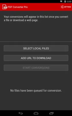 PDF Converter Pro android App screenshot 9