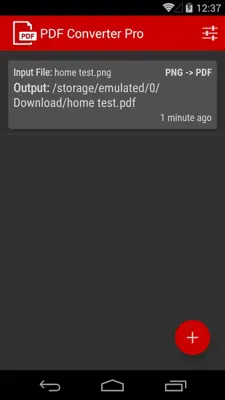 PDF Converter Pro android App screenshot 1