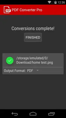 PDF Converter Pro android App screenshot 2