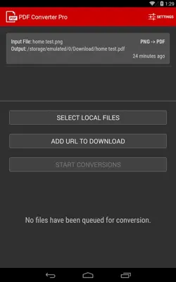 PDF Converter Pro android App screenshot 7